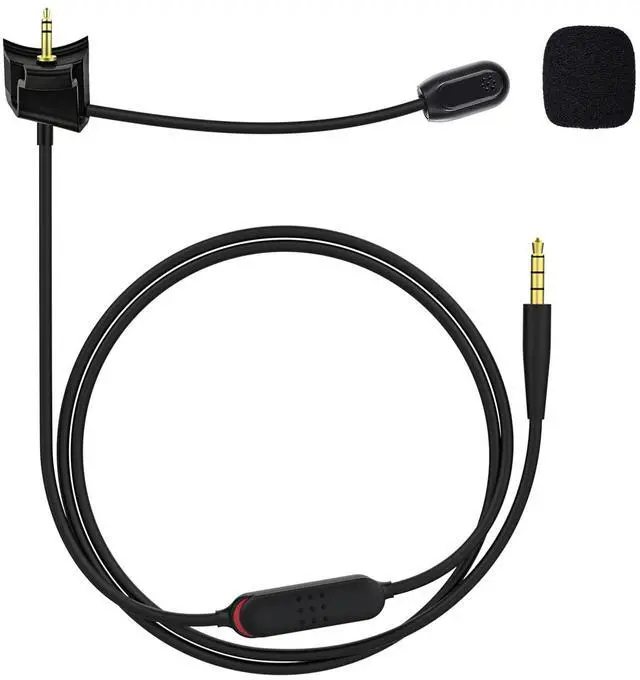 Main image of QC35 Microphone with Mute Switch Compatible with Bose QuietComfort 35 & QC35 II Headphones, for PC, Laptop, PS4, PS5, Xbox One Controller, 4ft