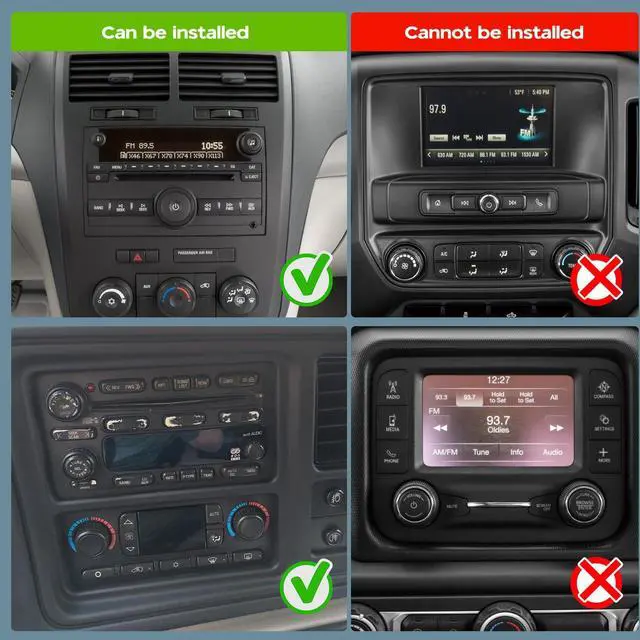 Alt view image 7 of 7 - Double Din Car Stereo Upgrade Radio for Buick Enclave 2008-2012 | Android 14 2G+32G 8" Touchscreen Wireless Carplay Android Auto GPS WiFi Bluetooth RDS DSP SWC Mirrorlink