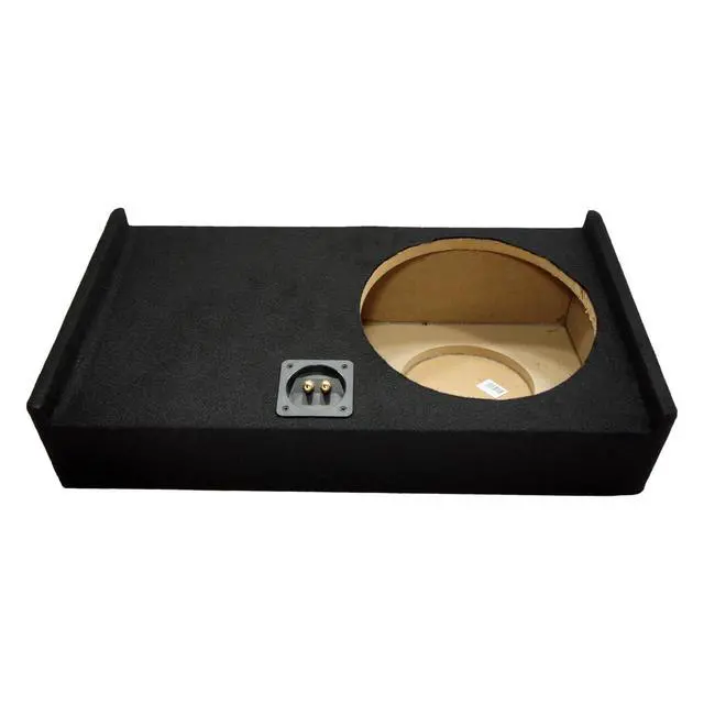 Alt view image 2 of 6 - W12S4 12" Subwoofer Sealed Sub Box Fits 2009-2014 F150 SuperCrew | Loaded bass enclosure, single 12 inch fit, 250W RMS handling, 4 Ohm impedance, truck bass upgrade