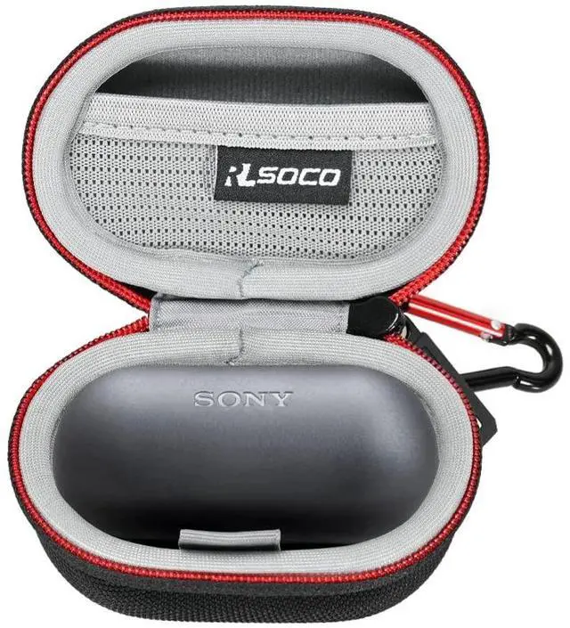Alt view image 5 of 7 - Carrying Case for Sony WF-XB700 Truly Wireless Bluetooth Earbud Headphones (Case Only)