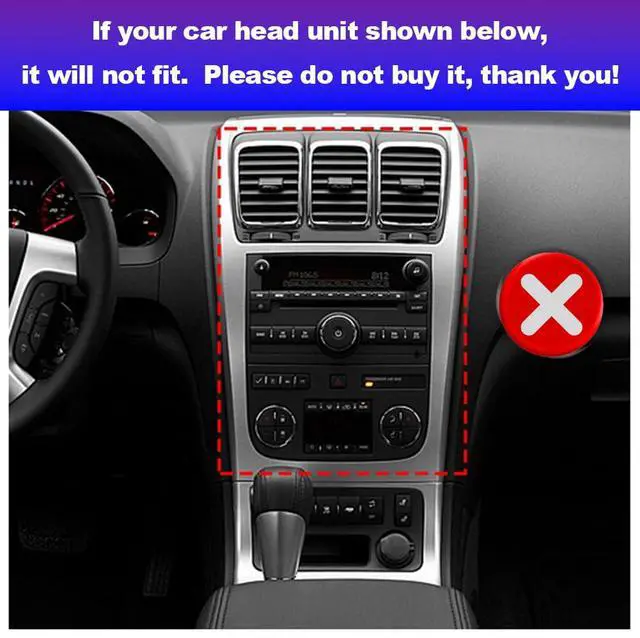 Alt view image 7 of 7 - Car Radio for Chevy Silverado Tahoe Suburban GMC Yukon Sierra 2007-2013 | 9" IPS Touch Screen Stereo with CarPlay/Android Auto Bluetooth WiFi FM/RDS SWC, 2+32G