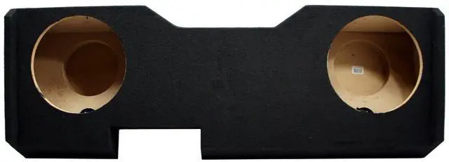 Alt view image 3 of 7 - HA-F104 Compatible with Chevy Silverado Crew Cab Truck 2014-2018 Car Stereo Flatline Series 10" Sub 700W Single 4 Ohm Subwoofer and GM2X10-CREW14UP Dual 10" Sub Box Subwoofer Enclosure
