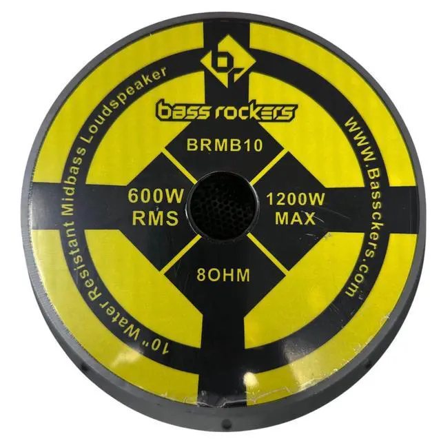 Alt view image 6 of 7 - 10-Inch Water-Resistant Midbass Car Speaker 600W RMS/1200W Max, Carbon Fiber Cone, 2.5 Voice Coil, Die-Cast Aluminum Basket, 8Ohm High-Sensitivity 95dB Midrange/Midbass Loudspeaker