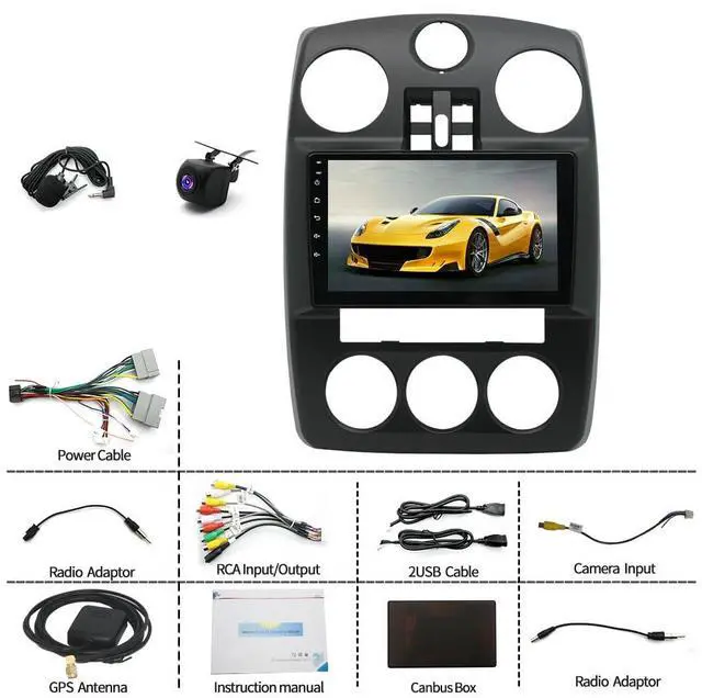 Alt view image 7 of 7 - 4G+64G Car Radio Stereo for Chrysler PT Cruiser 2006 2007-2010 | 9'' Touchscreen Android 13 Stereo Wireless Carplay Android Auto with WiFi GPS RDS FM Backup Camera Mic