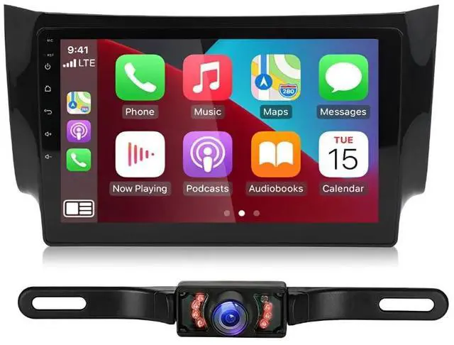 Main image of Android 13 Double Din Car Stereo for Sentra Sylphy 2012-2018 | 2G+32G 10" Touch Screen Car Stereo Radio with Wireless Carplay Android Auto GPS Navigation WiFi Mic Backup Camera