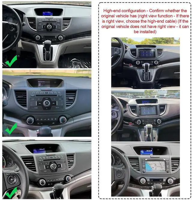 Alt view image 6 of 7 - Android 13 Double Din Car Stereo for Hyundai IX45 Santa FE 13-2018 | 2G+32G 9 Inch Touch Screen Car Stereo Radio with Wireless Carplay Android Auto GPS WiFi Mic Backup Camera