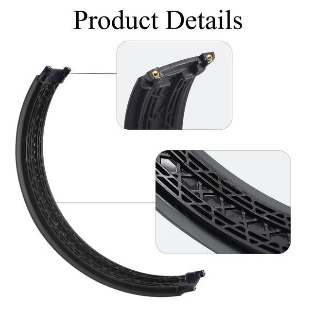 Alt view image 4 of 6 - Studio 3 Headband Replacement Parts Accessories Repair Kit for Beats Studio 3 Model A1914 Studio 2.0 Wireless Headphones-Gray Gold