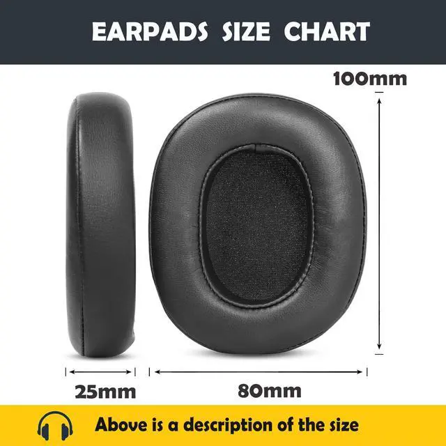 Alt view image 5 of 6 - Crusher ANC Earpads and Headband Replacement for Skullcandy Crusher Wireless Crusher ANC/Crusher Evo/Crusher 360/Hesh 3 Headphones Ear Pads with Protein Leather