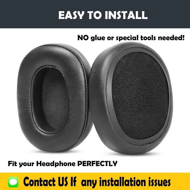 Alt view image 6 of 6 - Crusher ANC Earpads and Headband Replacement for Skullcandy Crusher Wireless Crusher ANC/Crusher Evo/Crusher 360/Hesh 3 Headphones Ear Pads with Protein Leather