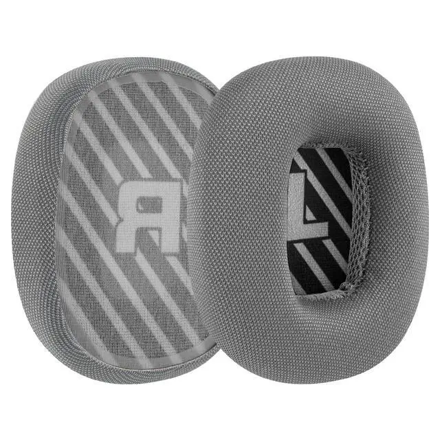Alt view image 2 of 6 - Comfort Mesh Fabric Replacement Ear Pads for Astro Gaming A10 Gen 2 Headphones Ear Cushions, Repair Parts (Grey/Black)