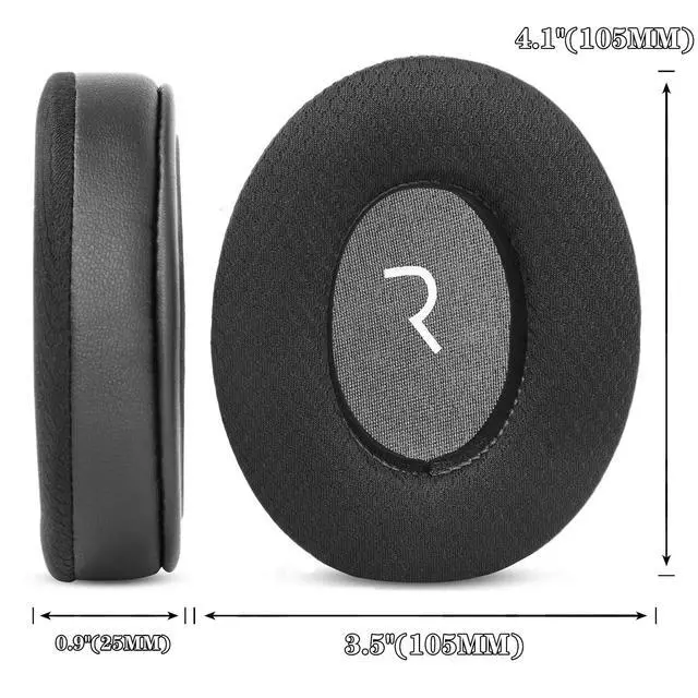 Alt view image 4 of 6 - TT-BH085 Replacement Earpads for TaoTronics TT-BH090/BH060/BH055 | Cooling Gel Ear Cushions,with Mesh Fabric,Noise Isolation Foam Accessories- Black