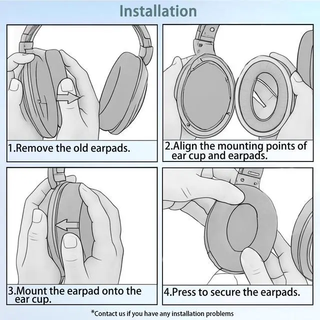 Alt view image 5 of 6 - HD598 Headset Earpads Compatible with Sennheiser HD599 HD598 HD598CS HD598SE HD595 HD569 HD559 HD560 S HD558 HD555 HD518 HD515 Game One PC360 PC373D Headset(Cooling Gel and Memory Foam Ear Cushions)