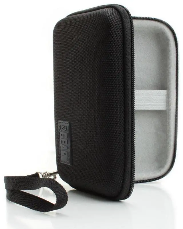 Alt view image 4 of 6 - Ghost Hunting Equipment Case Fits Spiritbox EMF Meter, Sam and Colby XPLR Spirit Box, & More - Paranormal Equipment Case with Elastic Strap, Scratch Resistant Interior, Case Only (Black)