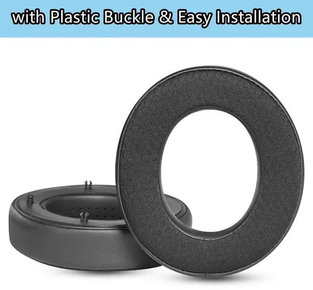 Alt view image 5 of 6 - Earpads Replacement Ear Pads Compatible with Focal Clear/Clear MG/Utopia/Elegia/Elex/Stellia/Celestee Headphones Mesh Fabric Cushions High-Density Foam Black