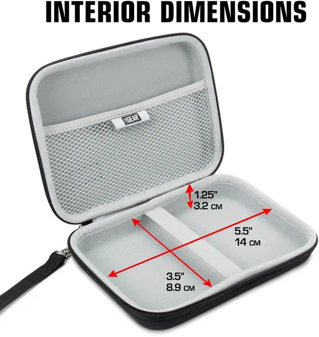 Alt view image 3 of 6 - Ghost Hunting Equipment Case Fits Spiritbox EMF Meter, Sam and Colby XPLR Spirit Box, & More - Paranormal Equipment Case with Elastic Strap, Scratch Resistant Interior, Case Only (Black)