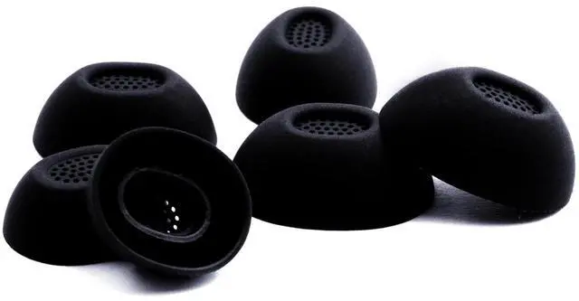 Alt view image 5 of 6 - Replacement Ear Tips for Skullcandy Method 360 ANC Earbuds | Soft Silicone Eartips 3 Pairs (S/M/L) Black