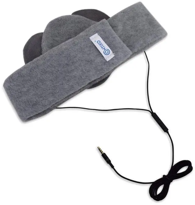 Alt view image 3 of 7 - H1 Kids Headphones, 85dB Volume Limiting with Adjustable Speakers Soft Children Fleece Headband Toddler Headphones