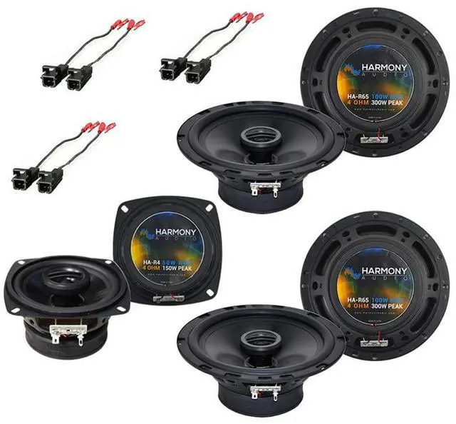 Main image of Speaker Upgrade Package Fits Hummer H2 2003-2007 HA-R65 HA-R4 | Direct replacement drivers, clear door-panel fit, top accessories choice, no drilling install