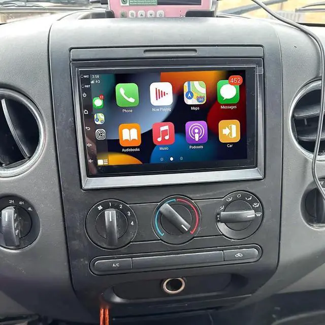 Main image of Double Din Car Radio for Ford F150 F250 Super Duty 2004-2014, 10 Inch Touch Screen Stereo for Ford F-150 F-250 Head Unit Bluetooth Android 14 with Wireless Carplay Android Auto FM Backup Camera 2+32G