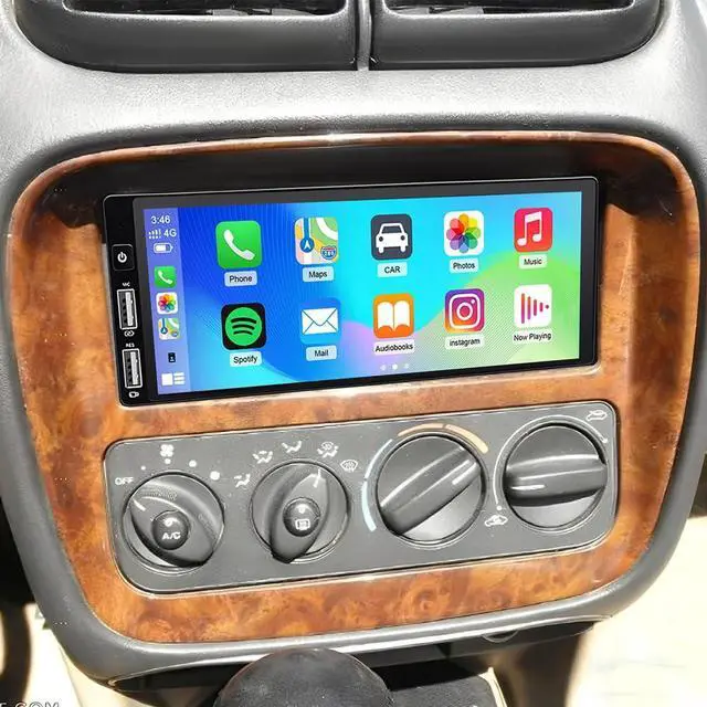 Main image of 4+64G 6.86" Double Din Car Stereo Radio for Chrysler Sebring 1996-2000 | Wireless CarPlay Android Auto Bluetooth Touchscreen Head Unit,Android 15 Radio,GPS WiFi Mirror Link Backup Camera FM DSP SWC