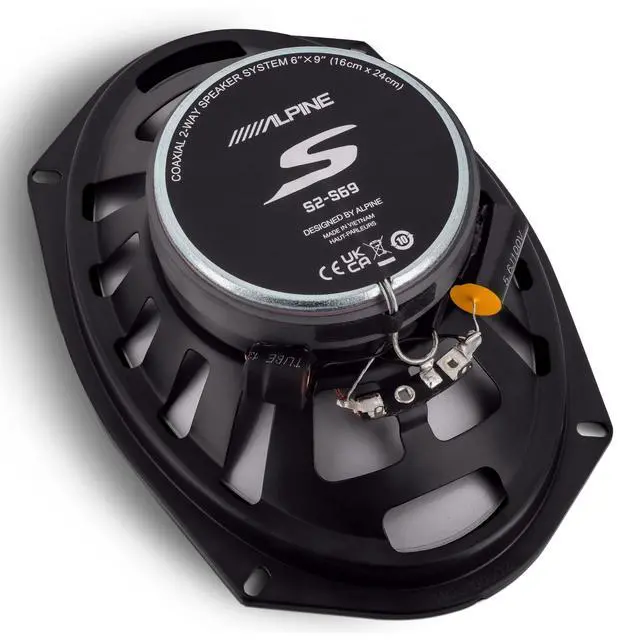 Alt view image 4 of 5 - S2-S69, S Series 6x9 2-Way Hi-Res Speakers + Sound Damping Kit Bundle