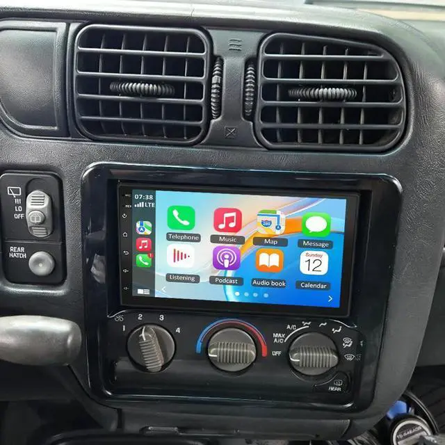 Main image of Android 13 Car Stereo Radio for Chevy Blazer 2002-2005 w/Wireless CarPlay | 7" Touch Carplay Screen for Car, with Bluetooth/WiFi/GPS/FM/RDS/SWC/Backup Camera/Mirror Link Split Screen Mic