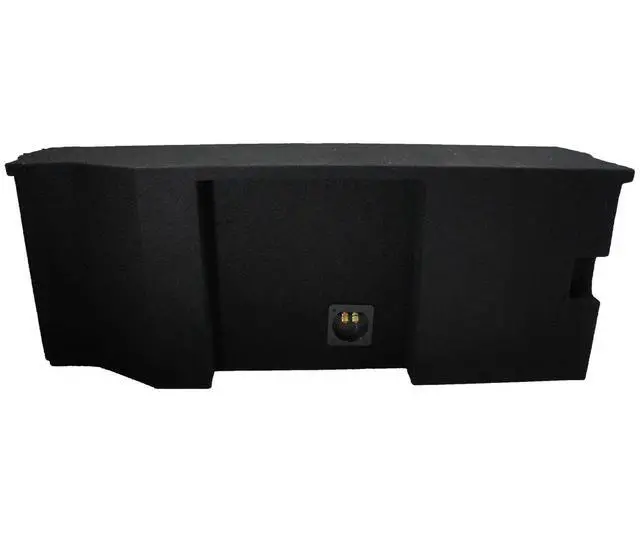 Alt view image 5 of 7 - Fits 07-18 Jeep Wrangler 2-Door Dual 12" Subwoofer Box with Amp Rack - ASC | Shaped for JK cargo space, 12 inch sub enclosure holds 2 drivers, shelf for bass gear, deep low-end on trail, MDF build