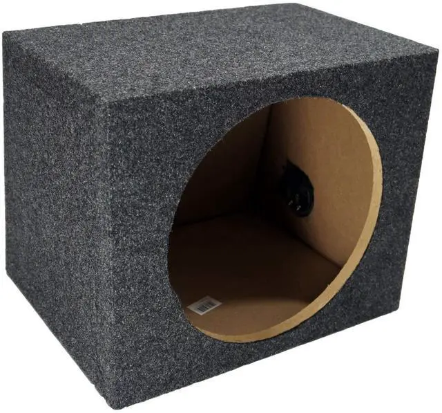 Alt view image 4 of 7 - Alpine Type S S-W12D4 12" Sealed Sub Box - Rearfire Subwoofer Enclosure | Loaded single 12 bass package, rear-firing design, tight accurate low end, universal fit for cars and trucks, 12 inch size