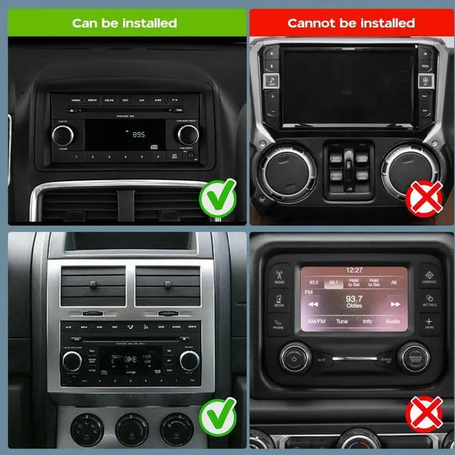 Alt view image 6 of 7 - Double Din Car Stereo Radio for Dodge Grand Caravan 2008-2020 | Android 14 7" Touchscreen Car Radio w/Wireless Carplay Android Auto GPS WiFi Bluetooth RDS DSP SWC Mic Backup Camera