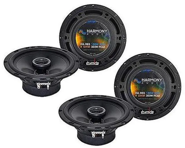 Main image of 6.5" 300W Replacement Speakers Fits 1996-2003 Toyota Sienna | Rhythm series coaxial upgrade, smooth highs solid midbass, direct swap for 2000 models, easy van door install, 6.5 inch
