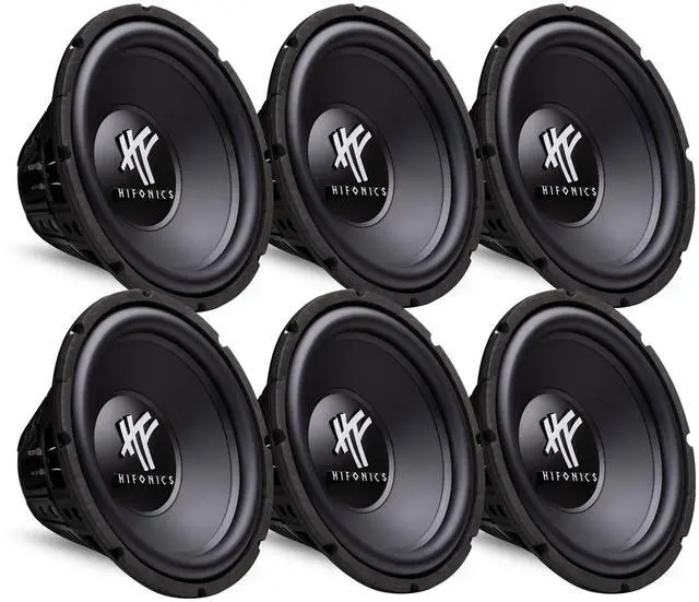 Main image of 12" 800 Watt 4 Ohm DVC Car Audio Subwoofer Power Bass Sub (6 Pack)