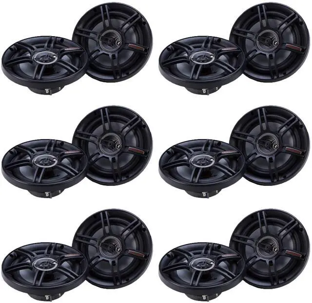 Main image of CS-653 300 Watts 6.5-Inch 3-Way 4 Ohms Steel Basket CS Speakers (12 Pack)