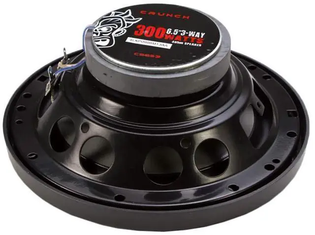 Alt view image 4 of 6 - CS-653 300 Watts 6.5-Inch 3-Way 4 Ohms Steel Basket CS Speakers (12 Pack)