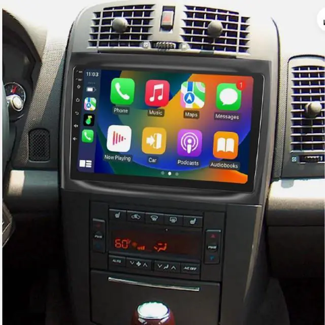Main image of 4+64G Car Radio Stereo for Cadillac CTS 2003-2007 SRX 2004-2009 | with CarPlay Android Auto 10in Car Radio Receiver w/GPS Navigation Bluetooth AHD Backup Camera Mic