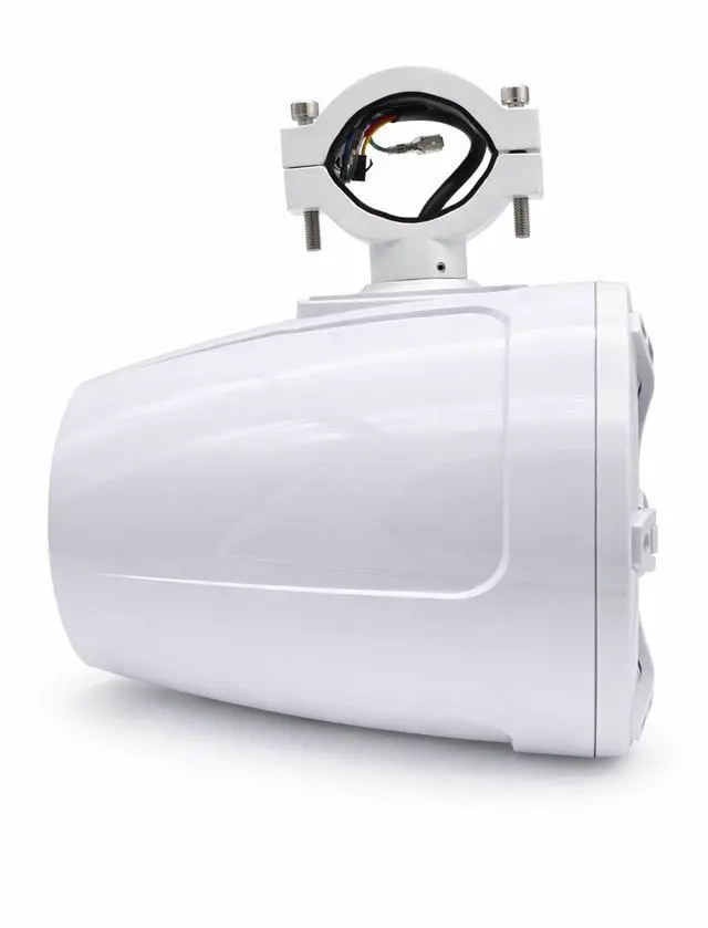 Alt view image 4 of 6 - STX65MTW Marine Wakeboard Tower Speakers - 600W Max Power, RGB LED Lighting, Compact Design for Boats and UTVs