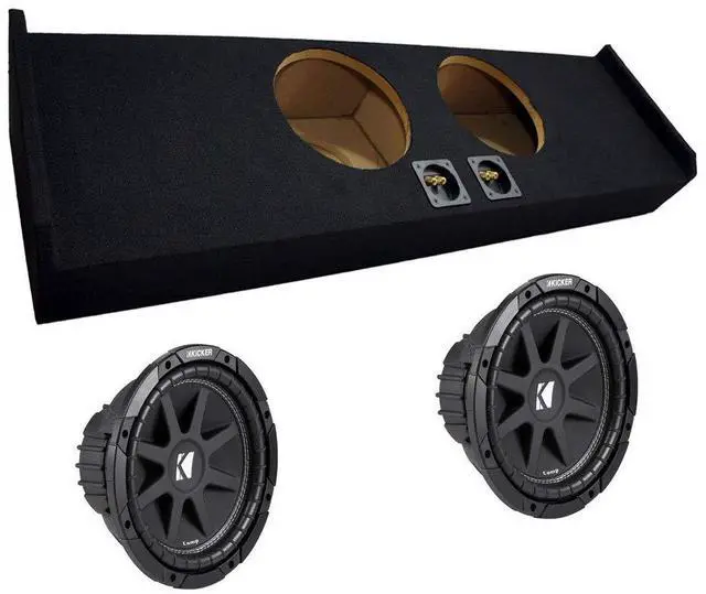 Main image of 10C10-4 Compatible with Ford F-150 Crew Cab 09-12 Dual 10" Loaded C10 Subwoofer Box (10C10-4)