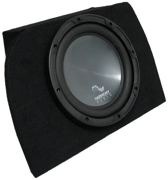 Main image of Single 10 Loaded Sub Box Fits Mazda Miata MX-5 1990-2005 R104 | Compact subwoofer enclosure, covers NA and NB generations, easy bolt-in install, deep bass upgrade, roadster design