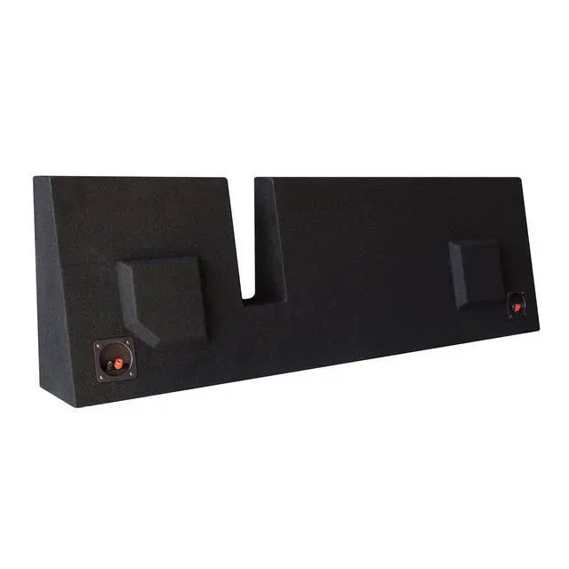 Alt view image 4 of 7 - LCE-F007/10D Dual 10" Downfire Subwoofer Enclosure For Ford F150 SuperCab Extended Cab 2009-2018 Black