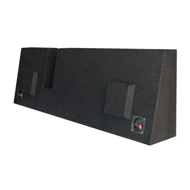 Alt view image 5 of 7 - LCE-F007/10D Dual 10" Downfire Subwoofer Enclosure For Ford F150 SuperCab Extended Cab 2009-2018 Black