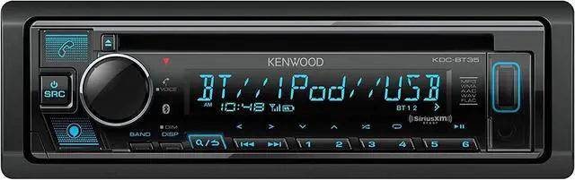 Alt view image 2 of 3 - KDC-BT35 CD Receiver, Bluetooth,Alexa Built-in, Front USB & AUX, Variable Illumination, SiriusXM Ready, Spotify, Pandora Link for iPhone or Android Phone | Plus SXV300V1 SiriusXM Tuner