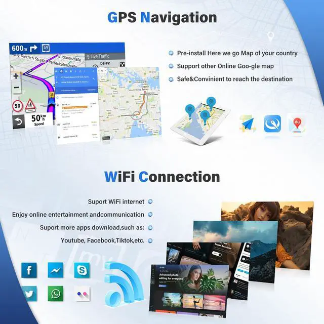 Alt view image 4 of 7 - 9" Android 14 Car Stereo Radio for Honda Accord 6th Gen 1998 1999 2001 2002 Head Unit with Wireless CarPlay/Android Auto for Accord Radio GPS Navigation Bluetooth WiFi AHD Backup Camera