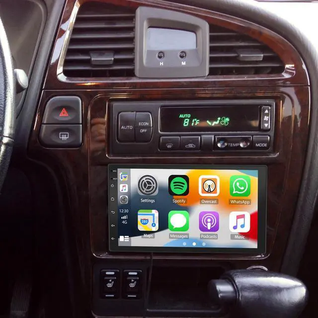 Main image of Android 14 Car Stereo Radio for Nissan Pathfinder 2000-2004, 7'' Touch Screen Double Din Car Radio with Carplay Android Auto Bluetooth WiFi GPS SWC FM RDS DSP Mirror Link MIC Backup Camera