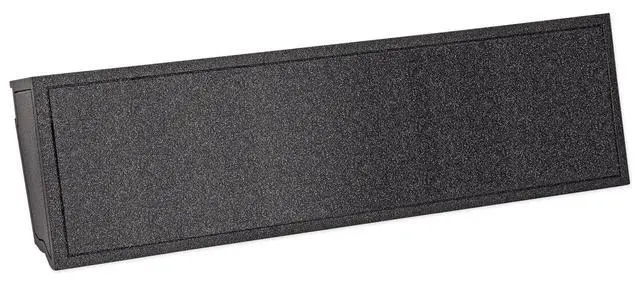 Alt view image 3 of 7 - REC45 Dual 10" Sealed Sub Box, 1999-06 GMC/Chevy Xcab | Downfire, Under Rear Seat, Bed Liner Finish, 5/8" MDF, 5" Mounting Depth, 0.95 Cu Ft, Subwoofer Enclosure