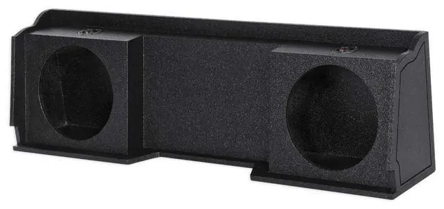 Alt view image 6 of 7 - REC45 Dual 10" Sealed Sub Box, 1999-06 GMC/Chevy Xcab | Downfire, Under Rear Seat, Bed Liner Finish, 5/8" MDF, 5" Mounting Depth, 0.95 Cu Ft, Subwoofer Enclosure