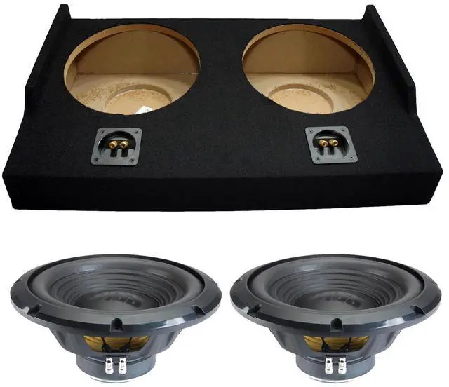 Main image of W12S4 Dual 12" Subwoofer Box Fits 2015-2025 Ford F-150 Extended Cab | 500W RMS 4 Ohm, Sealed Truck Enclosure, Pre-Loaded Drivers, Deep Clean Bass Upgrade, 12 inch size