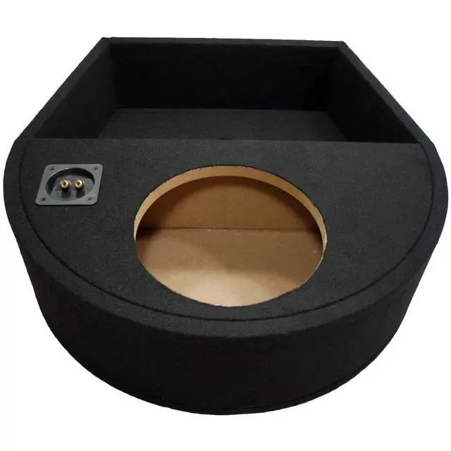 Alt view image 6 of 7 - Kicker Comp C10 Spare Tire Subwoofer Amp Package HA-A400.1 Sub Box 10" | Hidden wheel-well bass with mono power included, keeps your trunk usable, complete wired-in combo, 10 inch size