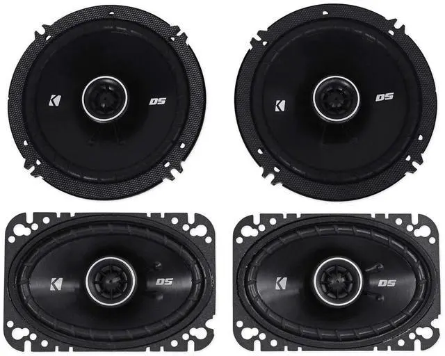 Main image of 2 43DSC4604 DSC460 4x6 Car Speakers+2 43DSC6504 DSC650 6.5" Speakers