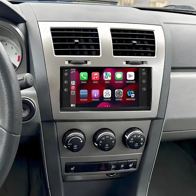 Main image of 7 inch Touchscreen Car Stereo for Dodge Avenger 2008-2014, Android 13 Car Radio with Carplay & Android Auto GPS Navigation BT Mirror Link WiFi Backup Camera 4+64G