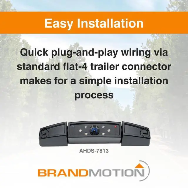 Alt view image 6 of 6 - AHDS-7813 HitchVUE Magnetic Wireless HD Camera | Enhanced Color Night Vision | Simple Installation | Slim Unobtrusive Design | Easy Mounting Options