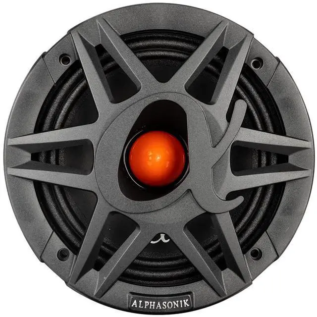 Alt view image 5 of 7 - 1 Pair of VCA658 VENUM PRO Series 6.5" 1400 Watts Max 350 Watts RMS Mid-Range Car Audio Speaker 8-Ohm Proprietary Grille, Cast Basket, Cloth Surround, Non Pressed Paper Cone, Ferrite Magnet